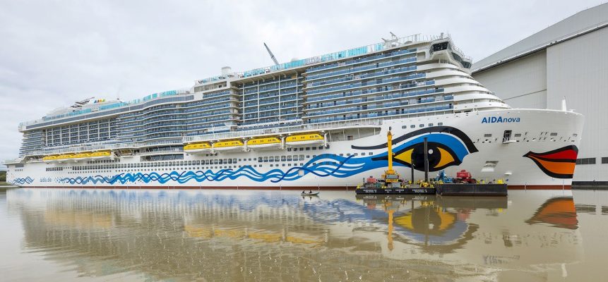 AIDAnova abandonará astillero Meyer Werft el primer fin de semana de octubre - PortalCruceros