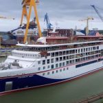 Video: La navegación del Hanseatic Spirit tras su lanzamiento de casco