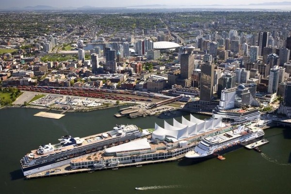 Canadá verá pasar 1,27 millones de turistas de cruceros a través del Puerto de Vancouver