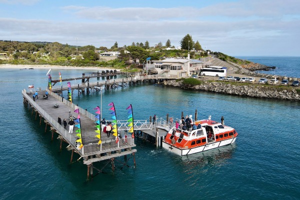 Coral Princess reabre visitas de cruceros en Kangaroo Island