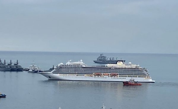 Puerto de Valparaíso recibe al crucero Viking Jupiter