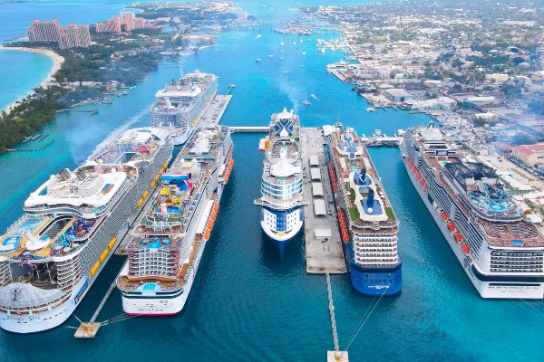 Puerto de cruceros en Bahamas anuncia récord de pasajeros