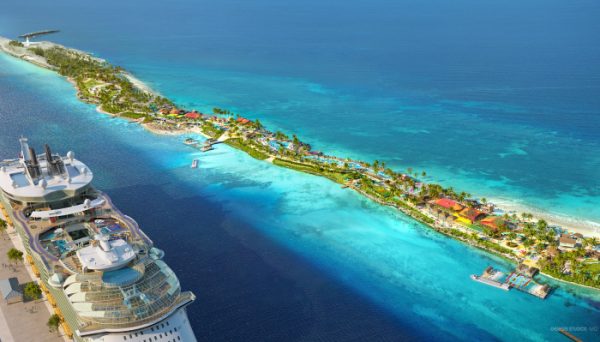 Beach Club de Royal Caribbean en Bahamas avanza para su apertura en 2025
