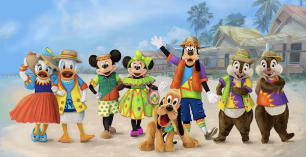 Disney revela atuendos de personajes para nuevo destino privado