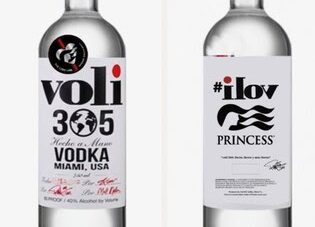 Princess Cruises se asocia con artistas para presentar la colección exclusiva "Love Line Premium Liquors"