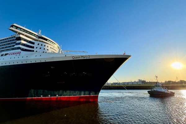 Cruise Gate Hamburg recibe buque de Cunard en espera del Queen Anne