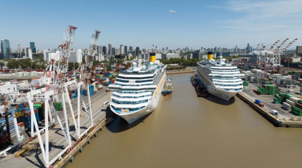Argentina: Tasas portuarias se benefecian 23,5% para sostener la industria de cruceros