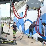 AIDAdiva inaugura primera central eléctrica sueca para cruceros en Puerto de Estocolmo