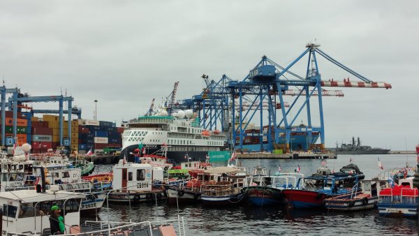 Sylvia Earle inaugura temporada de cruceros 2024-2025 del Puerto de Valparaíso