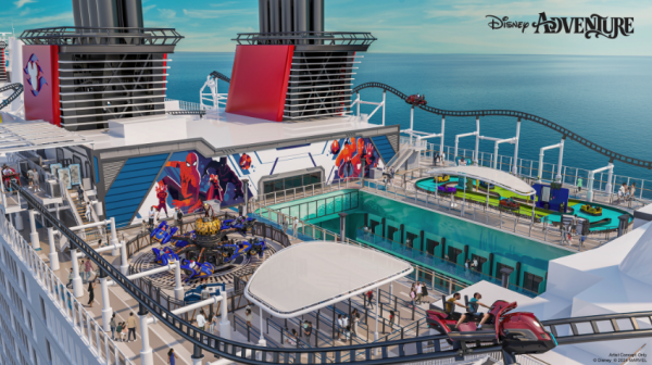 Disney Cruise Line revela espacios y experiencias que tendrá Disney Adventure