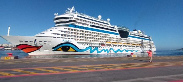 DP World San Antonio atiende nave de AIDA Cruises