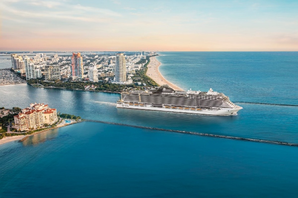 MSC Divina y MSC Seaside arriban a nuevo puerto base en Miami