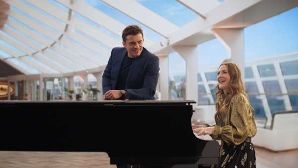 Drew Barrymore y Orlando Bloom protagonizan primer comercial de "Big Game" de MSC Cruceros