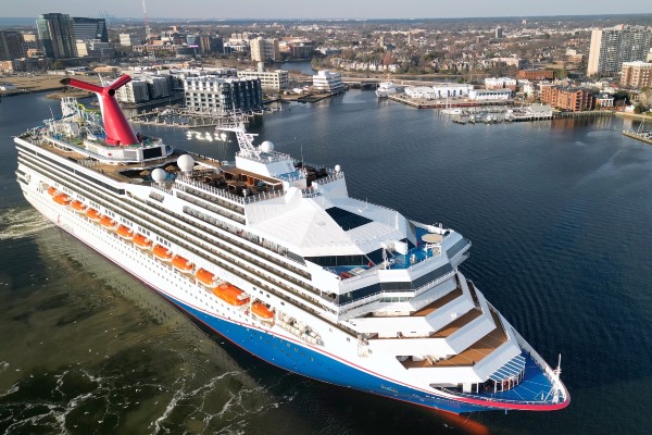 Carnival Cruise Line comienza a realizar cruceros durante todo el año desde Norfolk