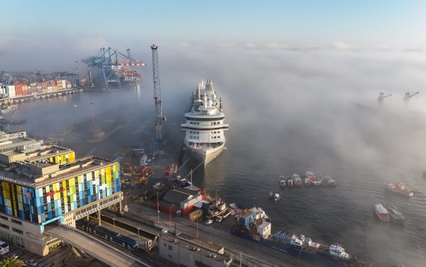 Silver Ray llega a Valparaíso en el marco de su viaje alrededor de Sudamérica