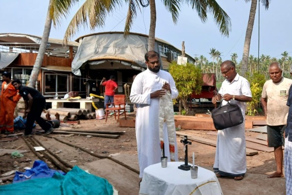 Preparan lanzamiento del Kochi Pandaw en India