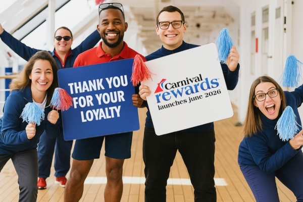 Carnival Cruise Line prepara para 2026 nuevo programa de fidelización Carnival Rewards