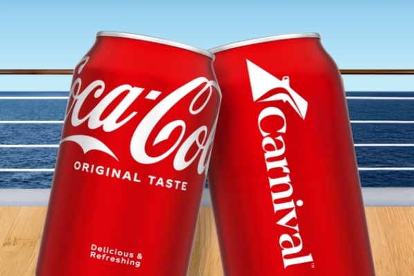 Carnival Cruise Line cierra acuerdo con Coca Cola para toda su flota norteamericana