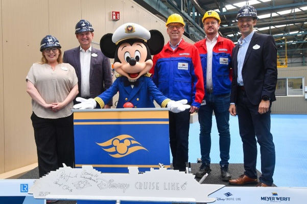 Disney realiza corte de acero de nuevo buque en Alemania