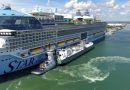 Star of the Seas se prepara con miras a viaje inaugural con primer abastecimiento de GNL en puerto