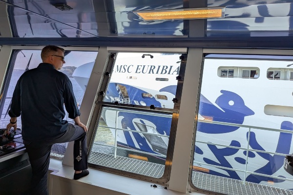 MSC Euribia marca hito al recibir GNL en Kiel