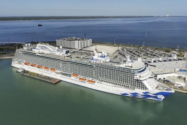 Parten viajes del Sky Princess desde Puerto Cañaveral