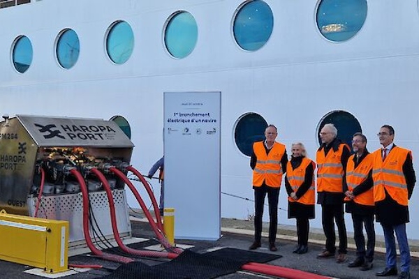 Sostenabilidad: MSC Poesia hace historia en Puerto de Le Havre