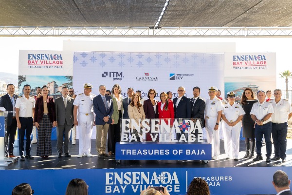 Carnival, ITM y Hutchison Ports ECV presentan planes para Ensenada Bay Village-Treasures of Baja en Ensenada Cruise Terminal