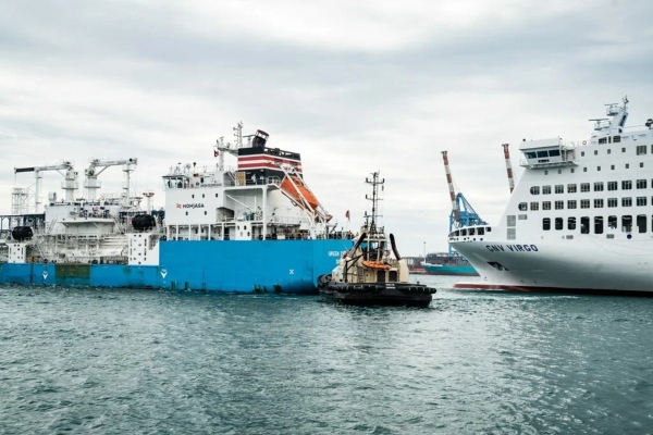 Buque de pasajeros GNV Virgo marca hito en navegación italiana