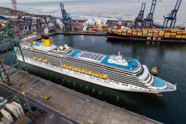 Costa Deliziosa realiza escala de crucero mundial en San Antonio