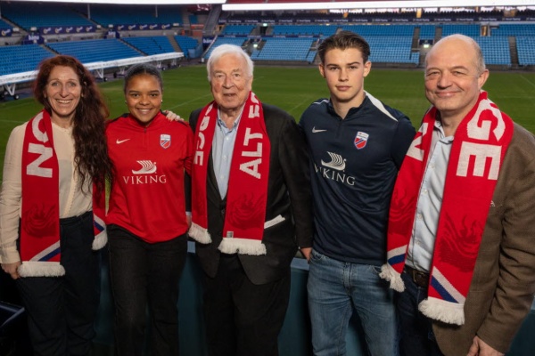 Viking auspiciará a selecciones menores de fútbol de Noruega