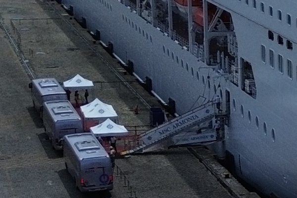 MSC Armonia inaugura temporada de cruceros en Ilhéus