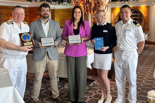 Realizan ceremonia por primer arribo del Marella Voyager a Santa Cruz de Tenerife