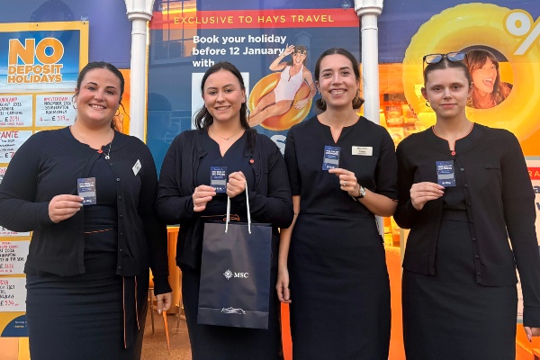 MSC Cruceros lanza incentivo para agentes de viajes británicos con tarjetas raspe y gane