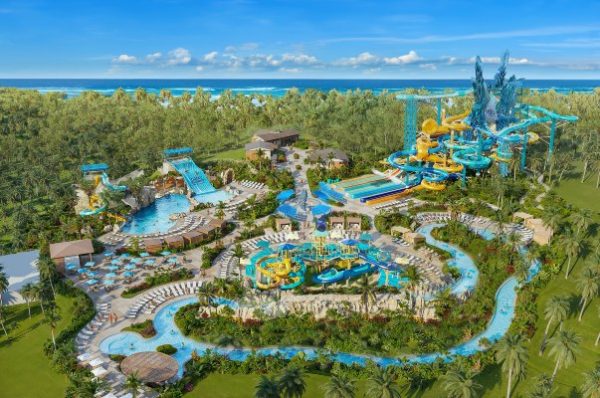 NCL adelanta torres de diversión en Great Tides Waterpark en su isla privada en Bahamas