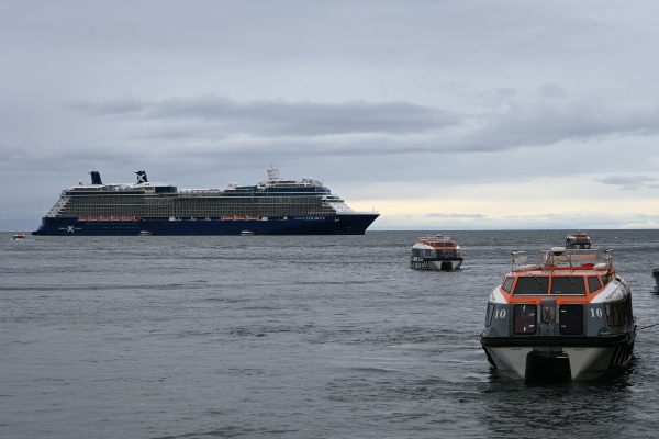 Cinco mil turistas arriban a Punta Arenas en cruceros