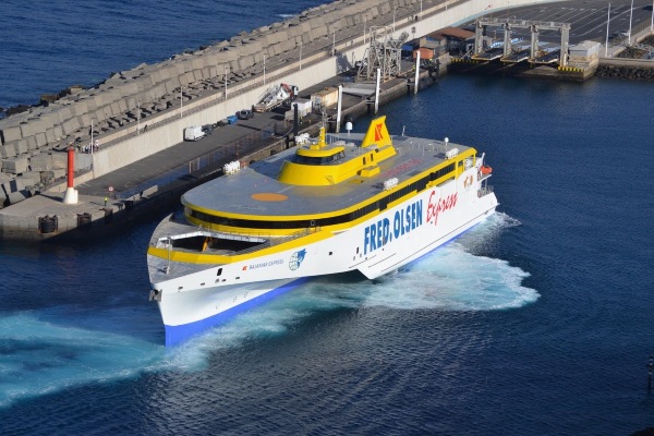 Canarias: Fred. Olsen Express presenta balance anual de acciones de sostenibilidad