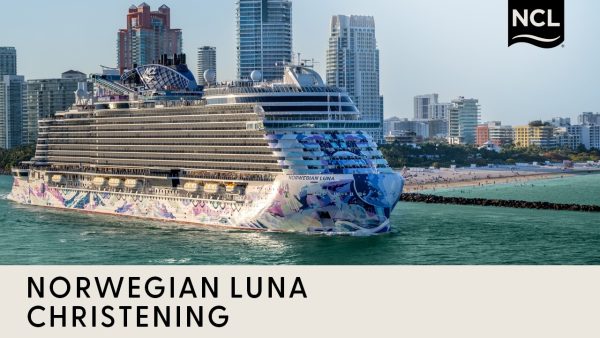 Video: Norwegian Luna recibe su bautizo en Miami