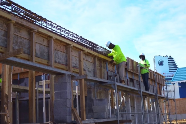 Fase 1 de nueva terminal de GPH en Antigua lleva 95% de ejecución