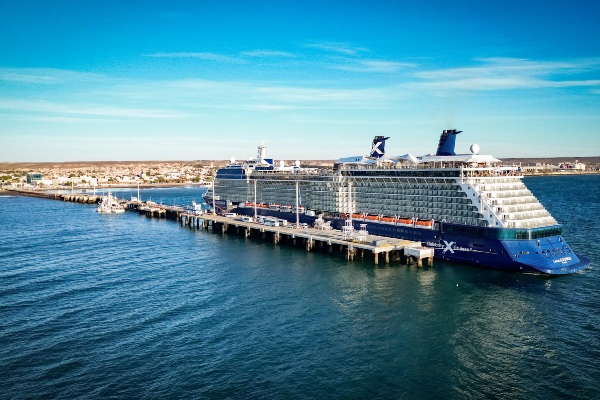 Mayor crucero que visita Chubut cierra arribos por esta temporada