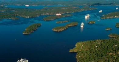 Parte temporada alta de cruceros en Estocolmo