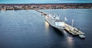 Silver Whisper dice adiós a Chubut por esta temporada