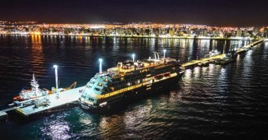 Fridtjof Nansen adelanta visita a Puerto Madryn