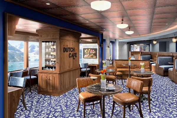 Habitaciones individuales y expansión de Grand Dutch Café destaca en planes de Holland America Line