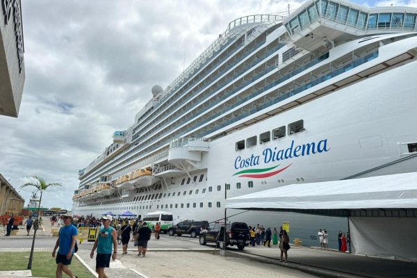Costa Diadema cierra temporada de cruceros en Maceió