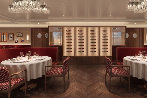 Crystal comparte primeras imágenes de restaurantes de especialidades a bordo del Crystal Grace