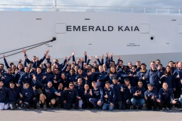 Emerlad Kaia llega al Mediterráneo y prepara viaje inaugural