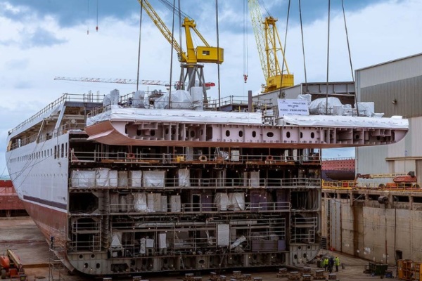 Italia: Segundo crucero a hidrógeno de Viking recibe quilla en Ancona