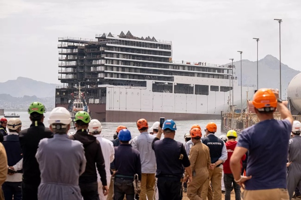 Explora Journeys celebra avance en construcción de nuevo crucero