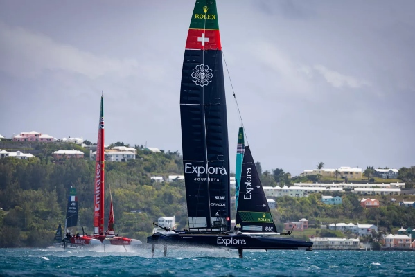 Explora Journeys Swiss SailGP presenta su nueva identidad en Bermudas